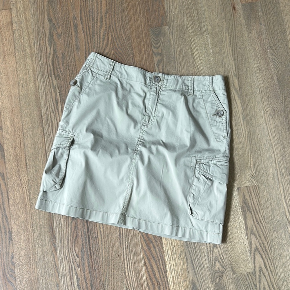 Banana Republic Tan Cargo Skirt J(22)